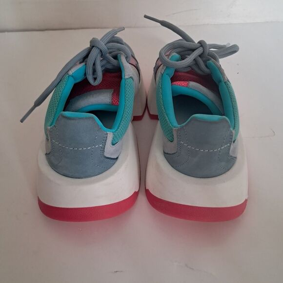 MM6 Maison Margiela Sneakers Women's 38 8 Colorful Suede Designer Luxury Preppy - Picture 6 of 8